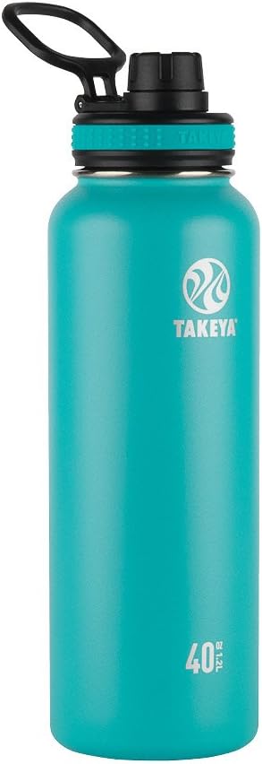 Takeya Originals 40 oz Vacuum Insulated Stainless Steel Water Bottle