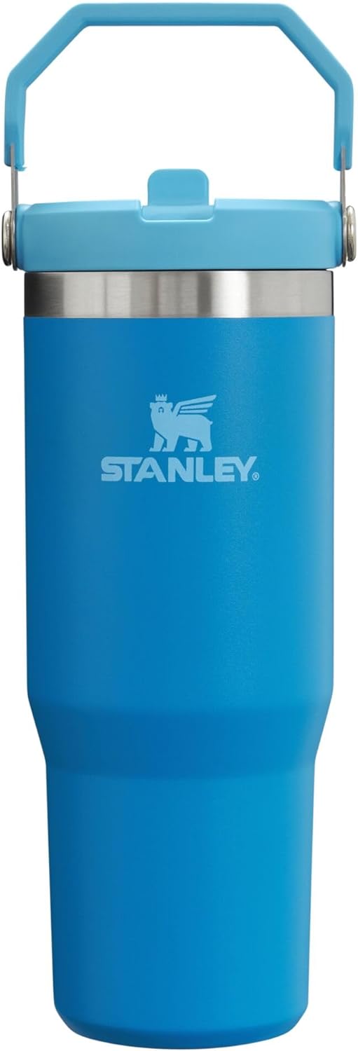 STANLEY IceFlow Stainless Steel Tumbler with Straw, Vacuum Insulated Water Bottle